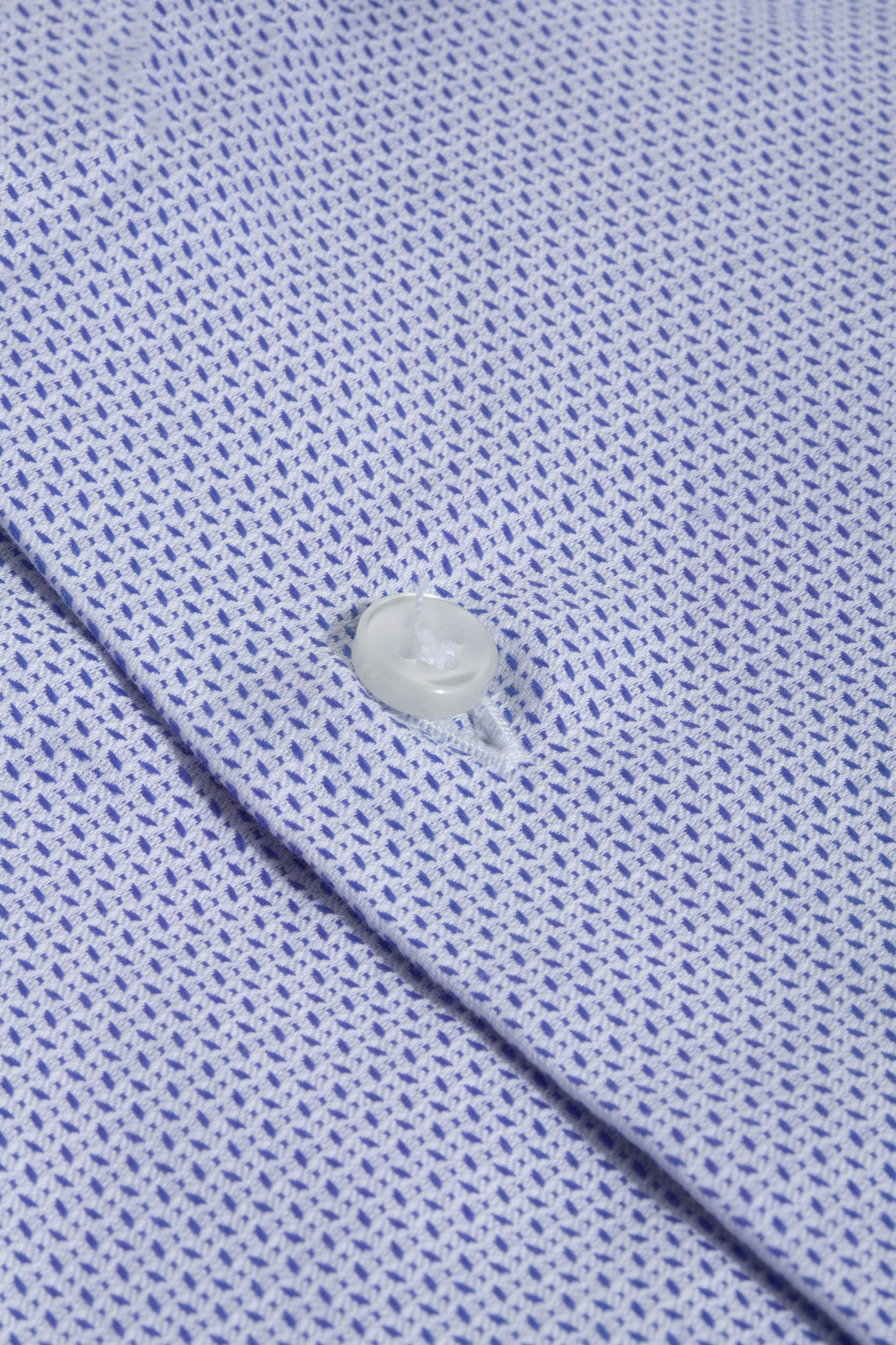 Light blue textured shirt - Made In Italy