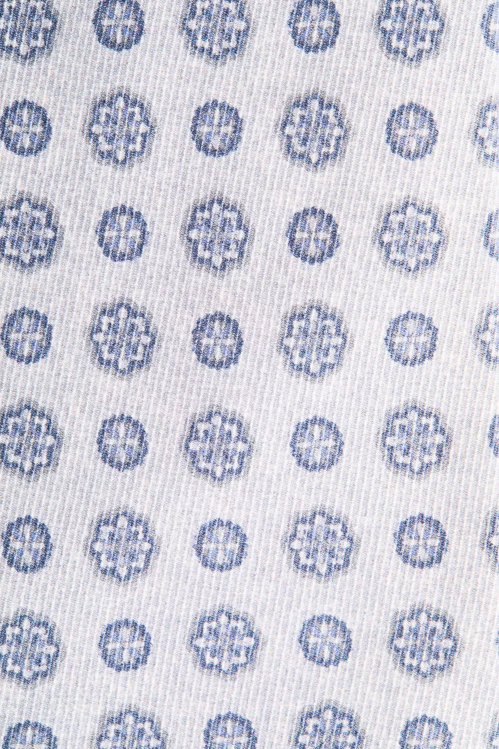 men pini parma light grey tie with floral details made in italy 