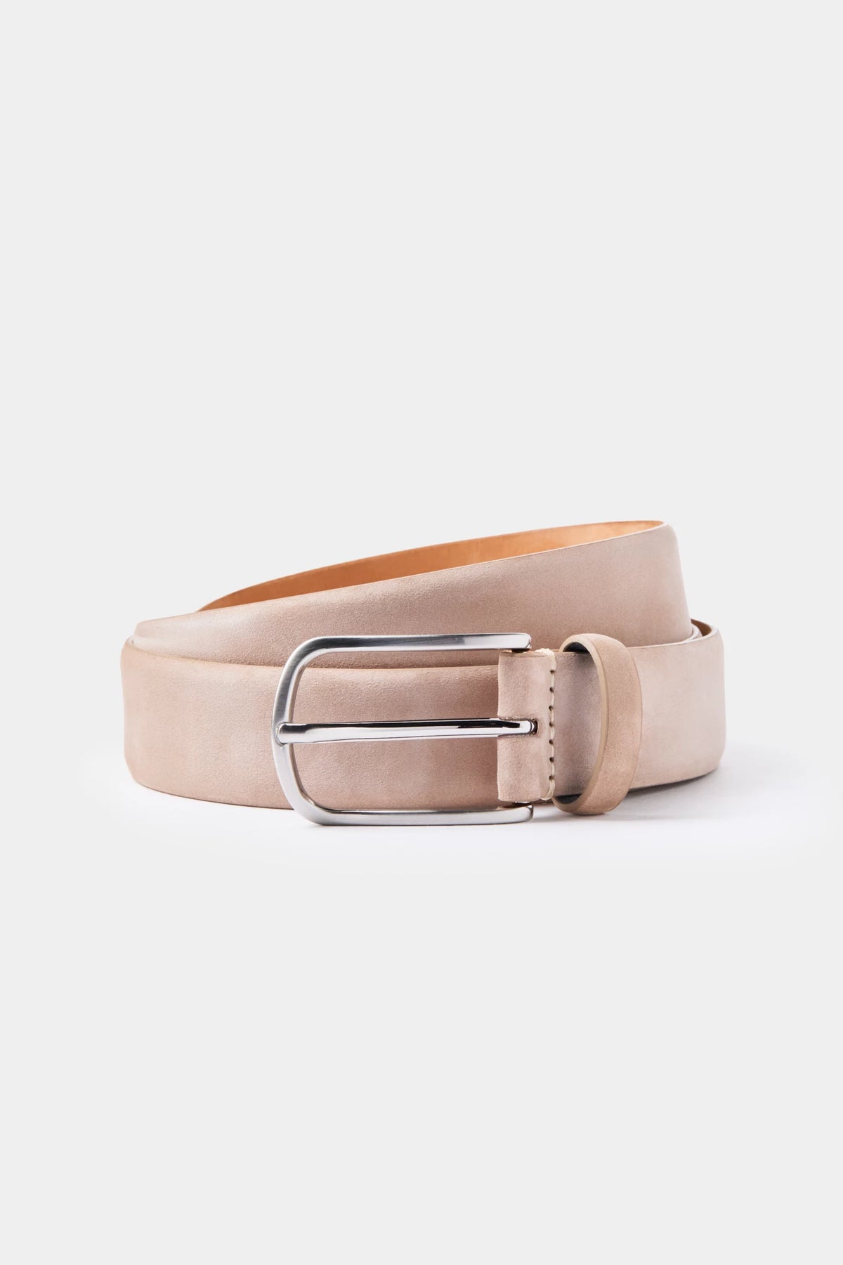 men pini parma stone belt made in italy in nabuk leather 