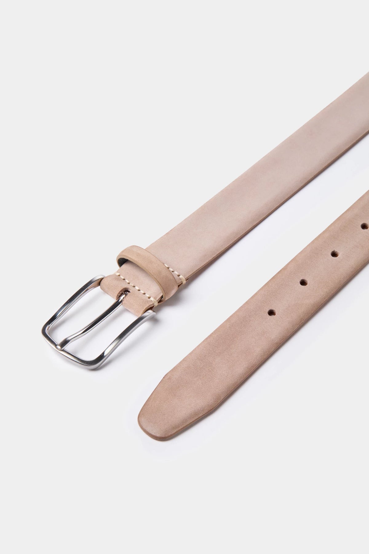 men pini parma stone belt made in italy in nabuk leather 