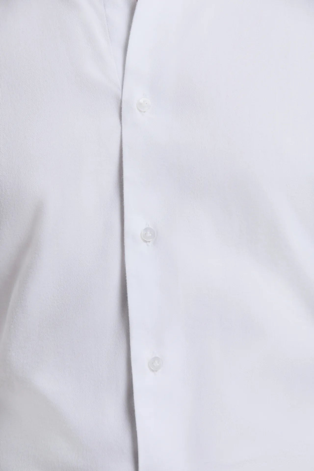 Pini Parma Made in italy men white brushed cotton shirt
