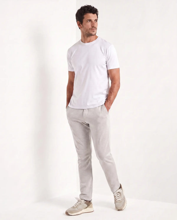 Pini Parma Italy Men fashion t-shirt jersey white casual