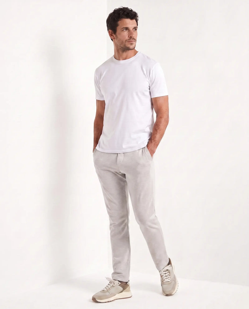 Pini Parma Italy Men fashion t-shirt jersey white casual