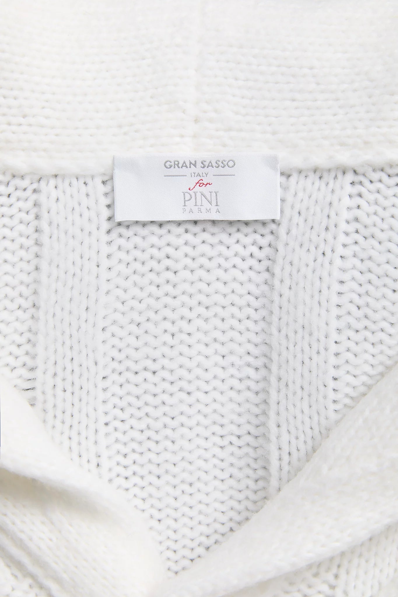 Cardigan bianco in maglia - Made in Italy