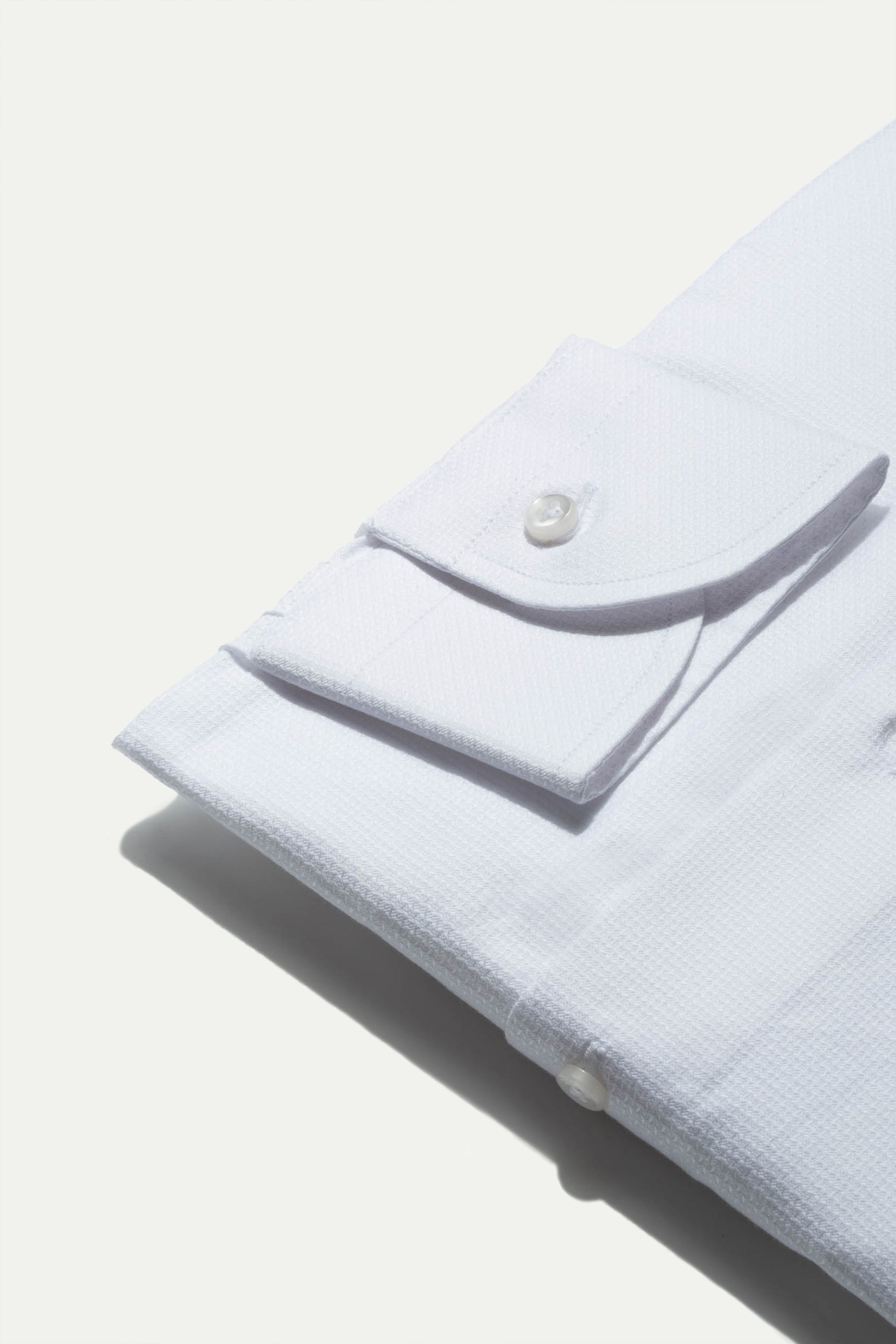 Camicia bianca testurizzata - Made In Italy
