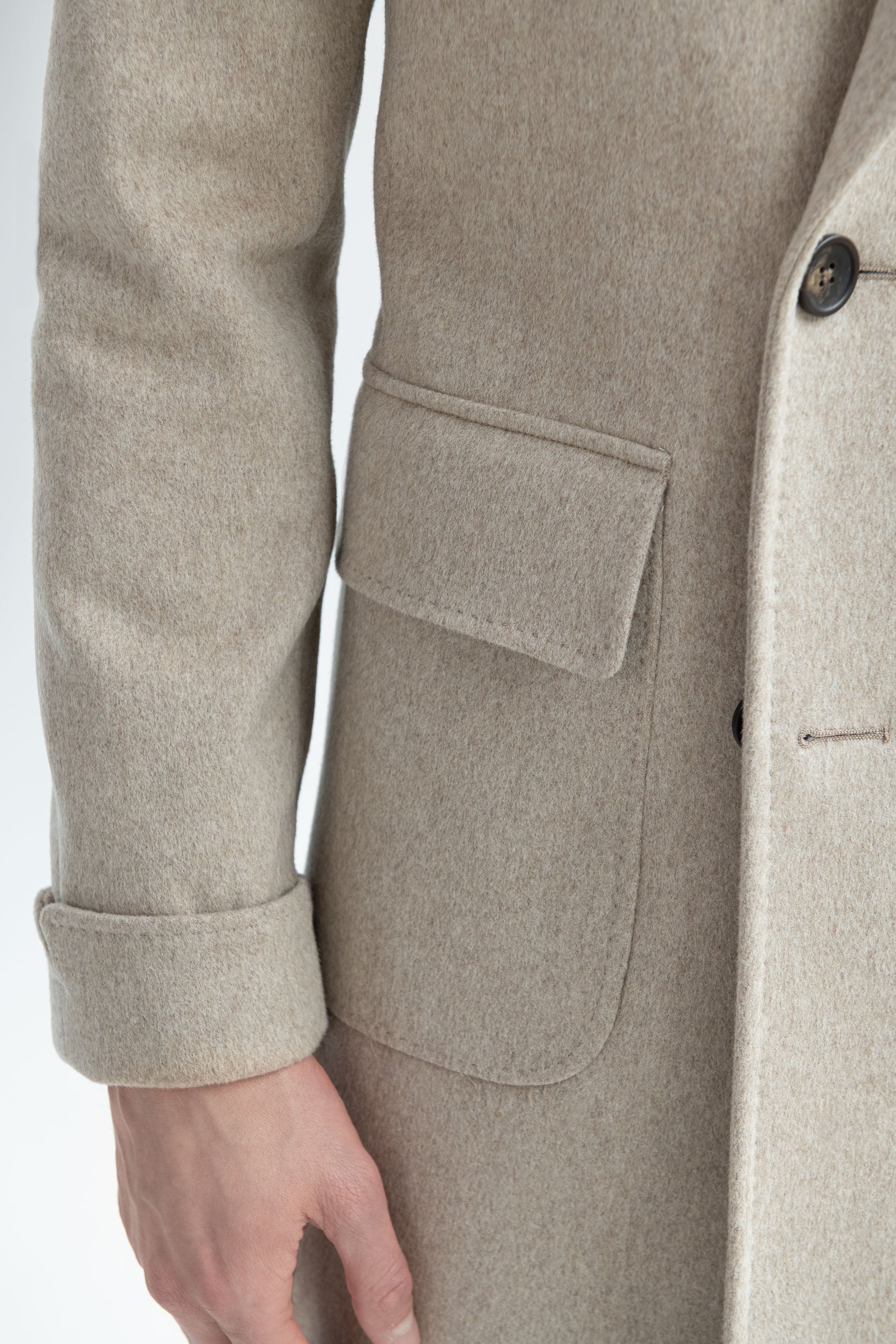 ハーリップトゥNo Collar Spring Coat beigepetale Amazon.com: Hooever Women's Notched Lapel Wool Coat Single