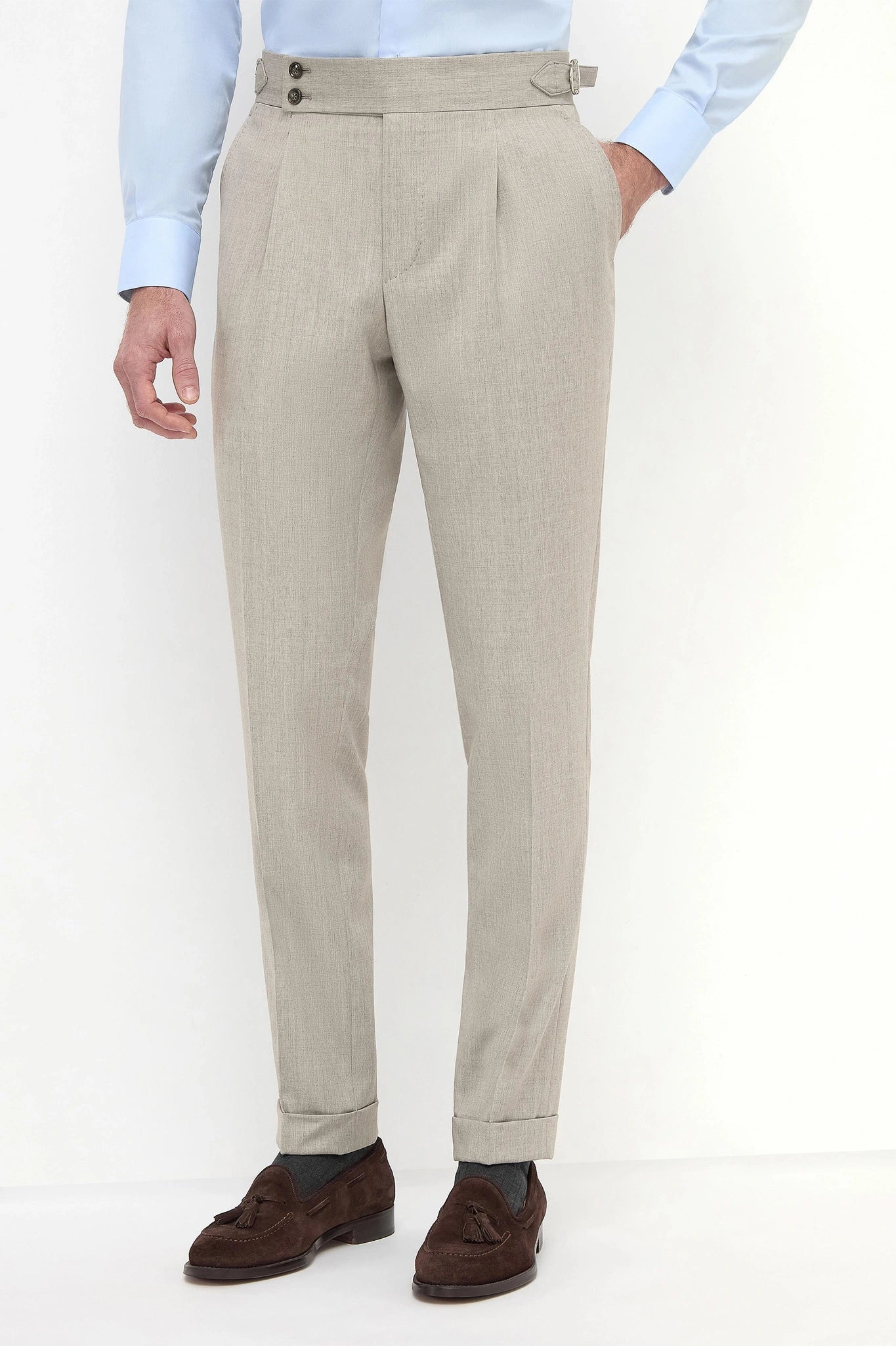 Pantalon Soragna beige - Made in Italy