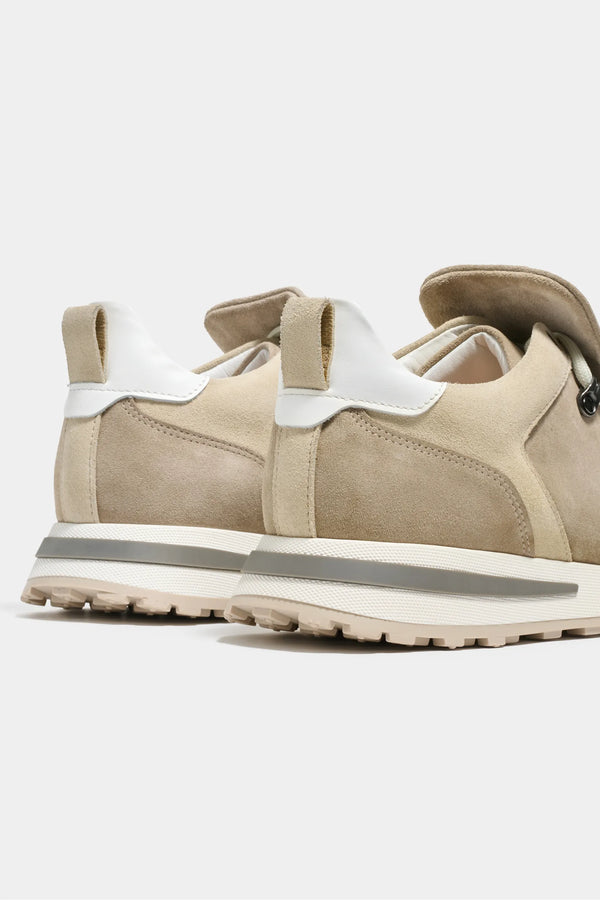 Sneakers da trail beige - Made in Italy