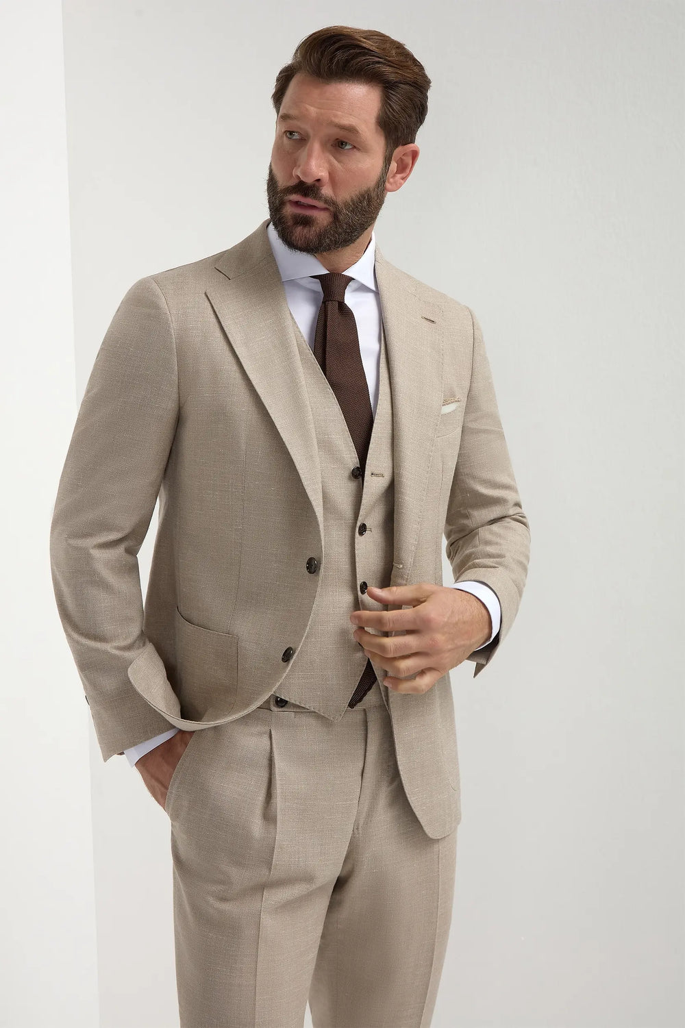 GILET beige CASHMERE COLLECTION Made in Italy T S/36 - TBE GILET beige CASHMERE COLLECTION Made in Italy T S/36 - TBE