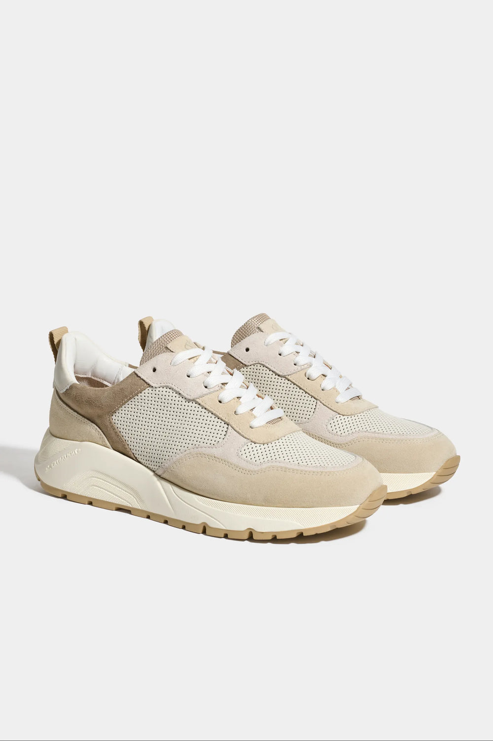 beige and white runners, men suede runners, italian casual runners, beige suede runners, white suede runners, nubuck and suede runners, made in italy runners, luxury runners, handcrafted italian runners, elegant suede sneakers, premium suede runners, refined italian footwear, soft nubuck runners, versatile neutral runners, sophisticated casual footwear, modern runners design, upscale men's sneakers, italian craftsmanship runners, high-quality suede runners, timeless neutral runners