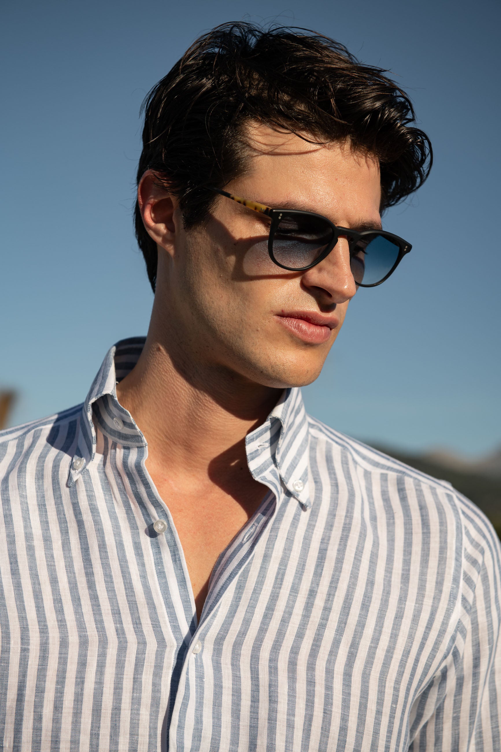 Black sunglasses Capri - Made in Italy
