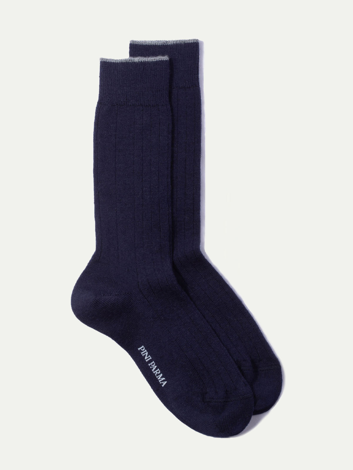 Blue - Super durable Wool short socks - Made in Italy
