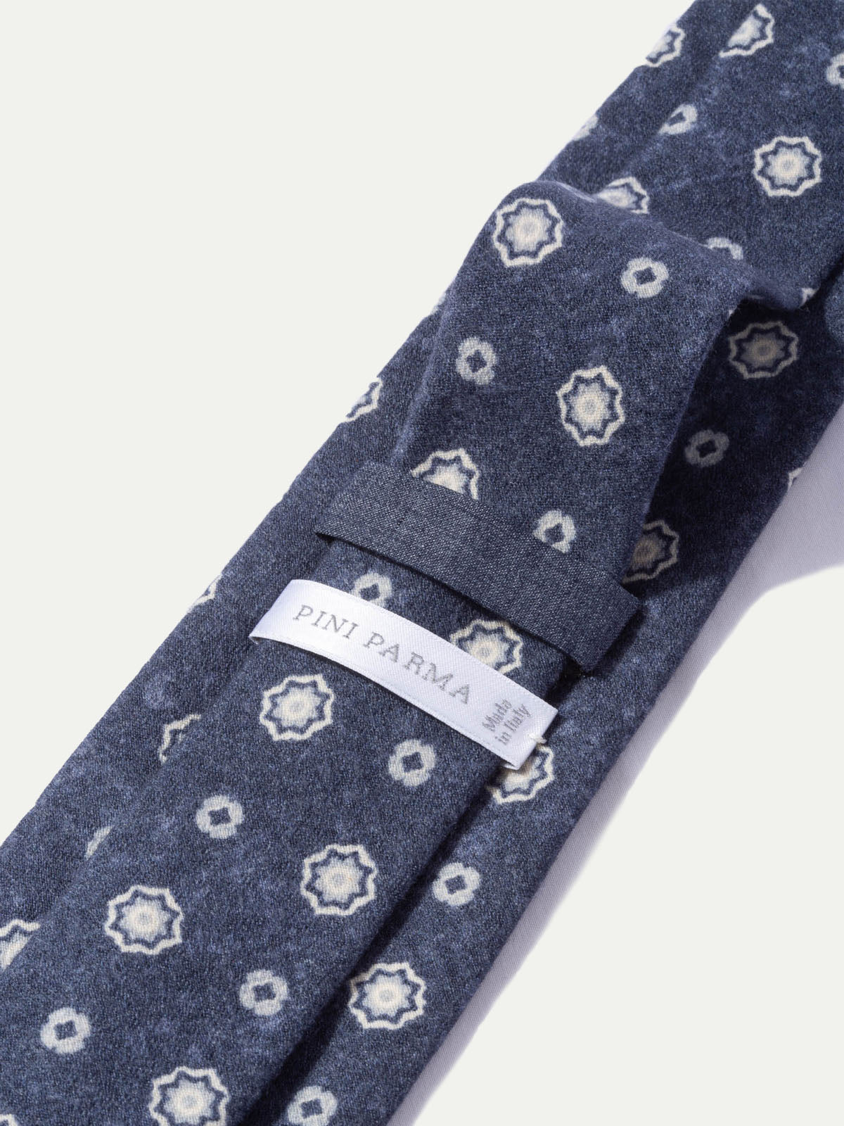 Cravate fantaisie bleue - Made In Italy