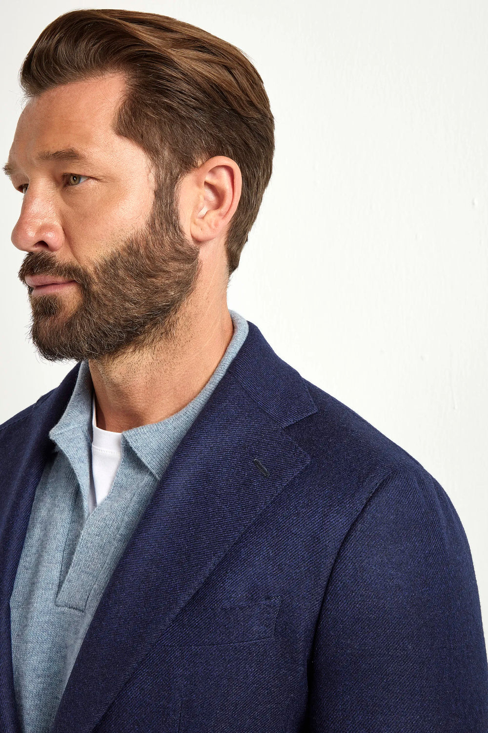 Blue Jacket, Loro Piana Jacket, wool and cashmere jacket, Veste bleue, Veste Loro Piana, Veste en laine et cachemire, Giacca blu, Giacca Loro Piana, Giacca in lana e cashmere, Italian Jacket, Veste Italienne, Giacca Italiana, Loro Piana Favola