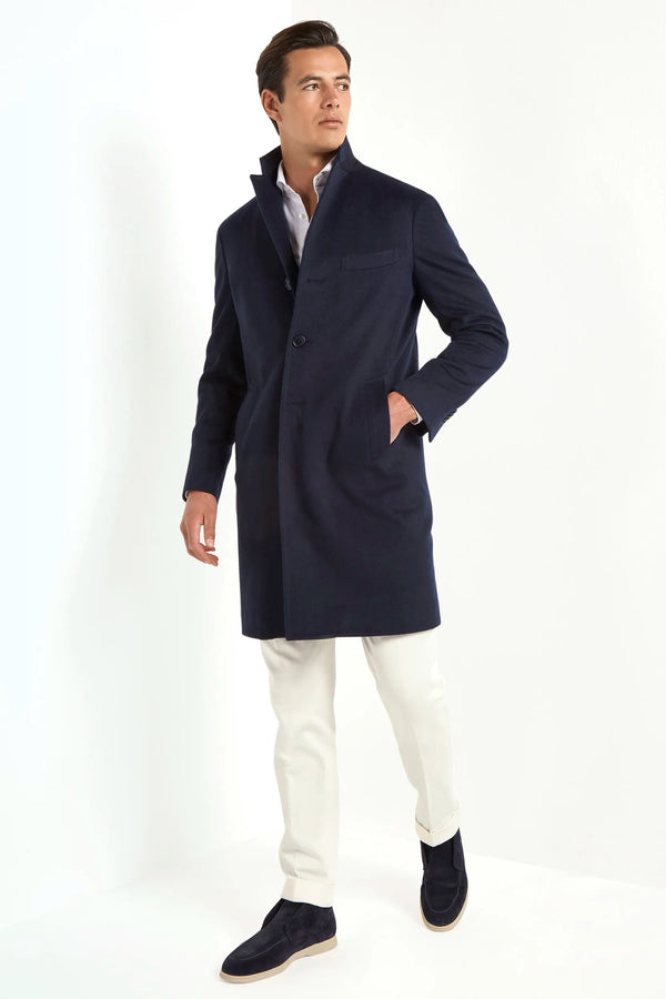 blue overcoat, men's blue overcoat, italian wool overcoat, blue tailored overcoat, luxury men's overcoat, elegant men's coat, refined wool overcoat, tailored blue coat, premium italian overcoat, sophisticated men's coat, timeless italian overcoat, upscale men's coat, classic blue wool coat, italian craftsmanship overcoat, premium men's overcoat, refined italian coat