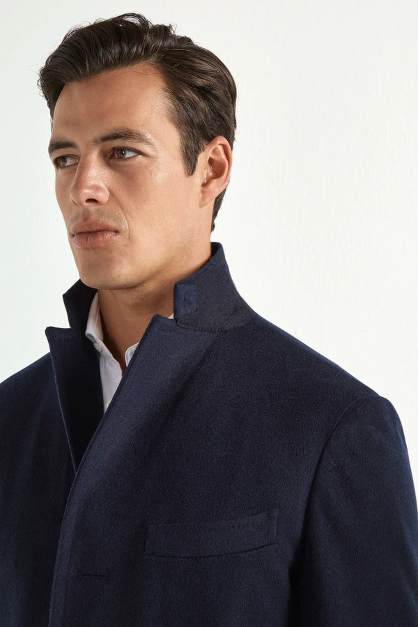 blue overcoat, men's blue overcoat, italian wool overcoat, blue tailored overcoat, luxury men's overcoat, elegant men's coat, refined wool overcoat, tailored blue coat, premium italian overcoat, sophisticated men's coat, timeless italian overcoat, upscale men's coat, classic blue wool coat, italian craftsmanship overcoat, premium men's overcoat, refined italian coat