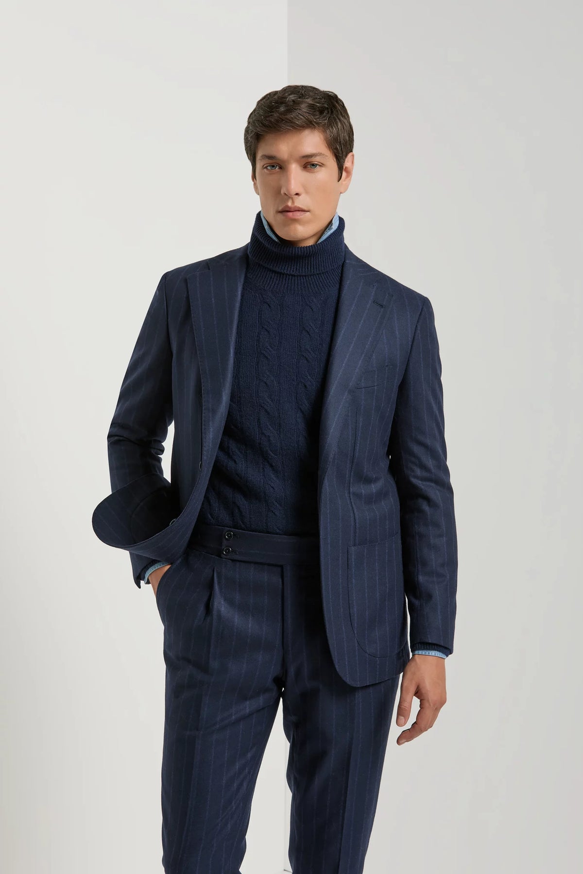 Blue striped suit - Made in Italy