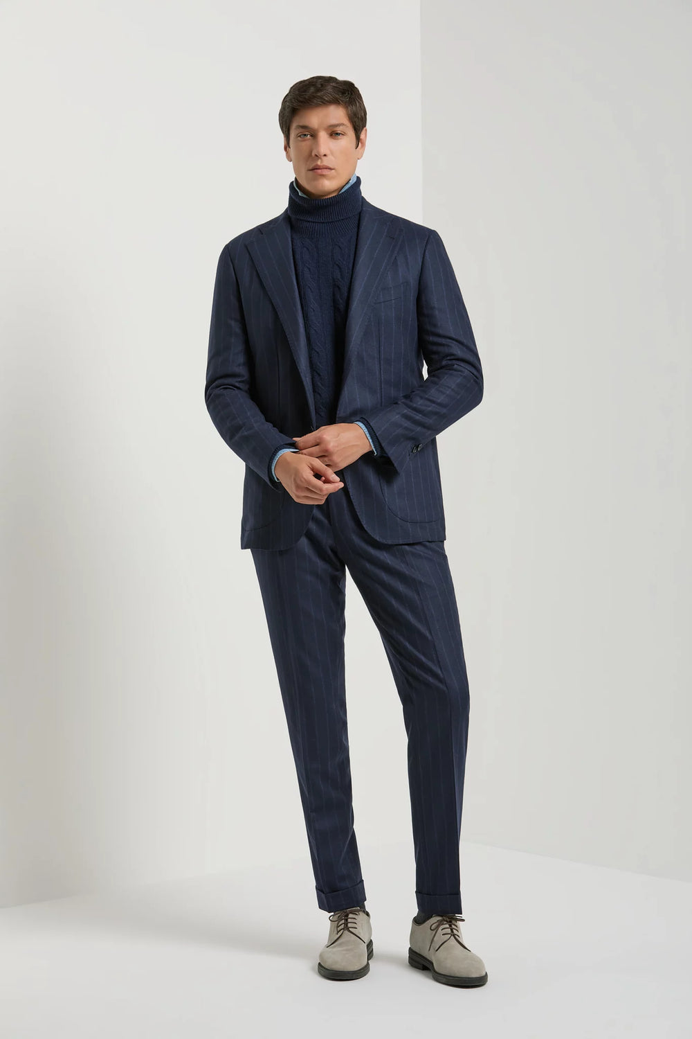Blue striped suit - Made in Italy