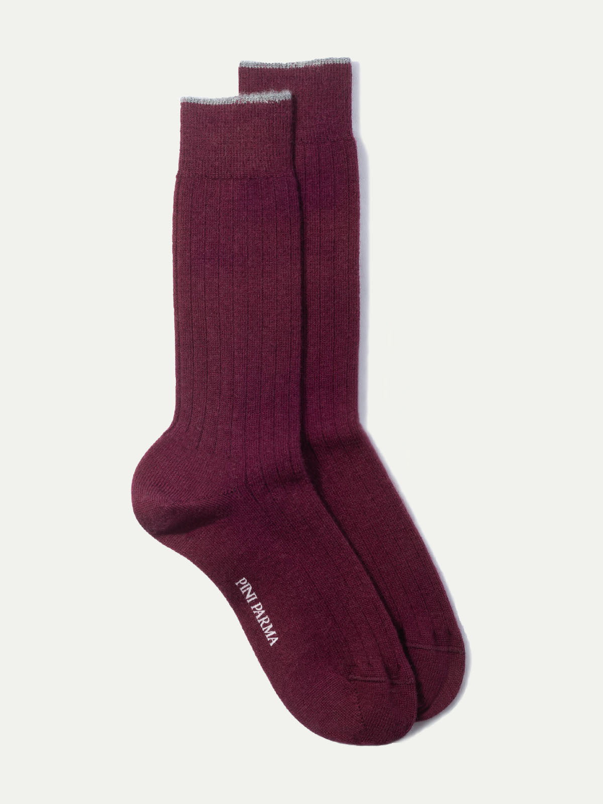 Bordeaux - Super durable Wool short socks - Made in Italy