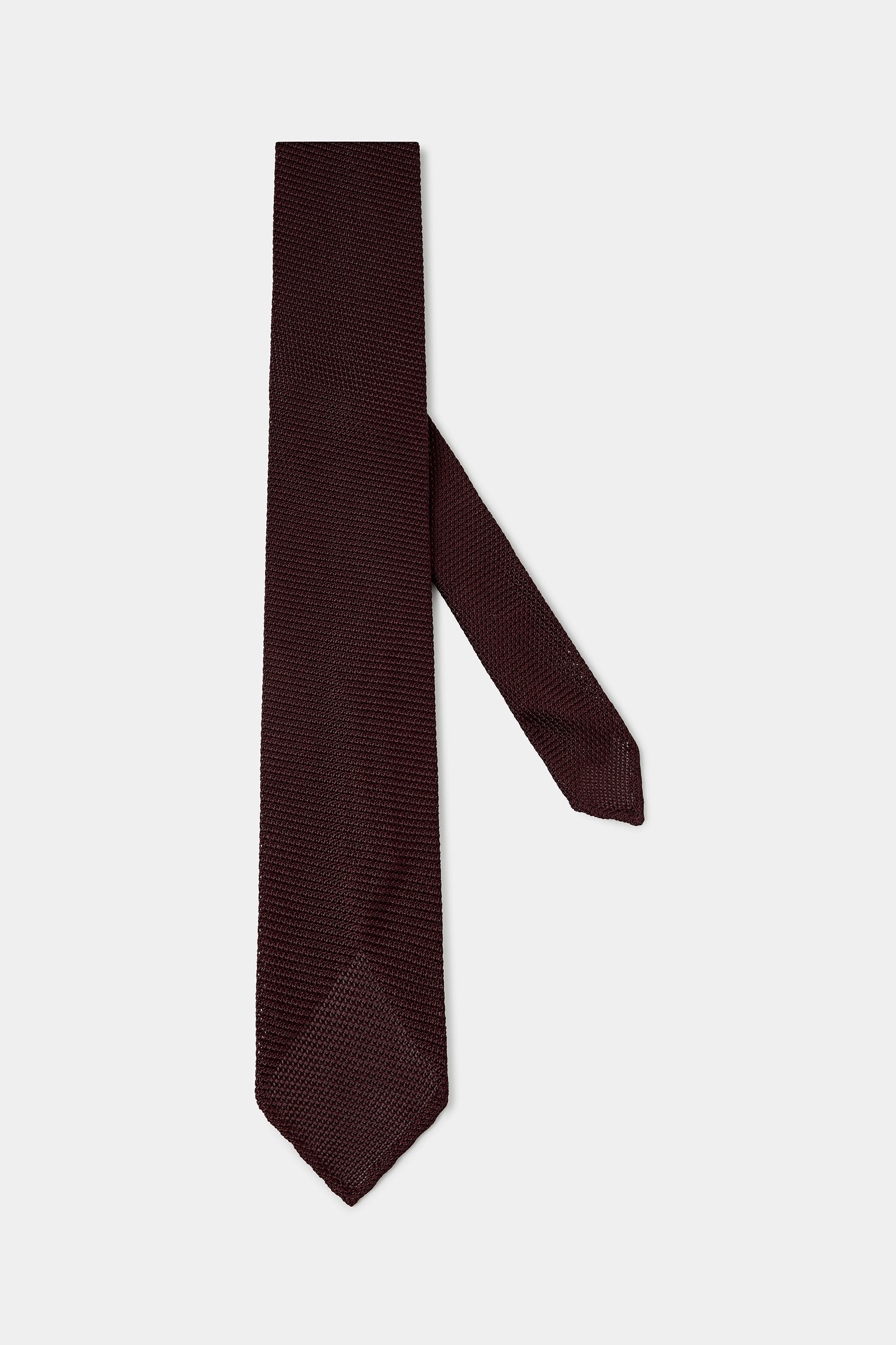 Bordeaux Grenadine Silk Tie Hand Made In Italy bordeaux-grenadine-silk-tie-hand-made-in-italy