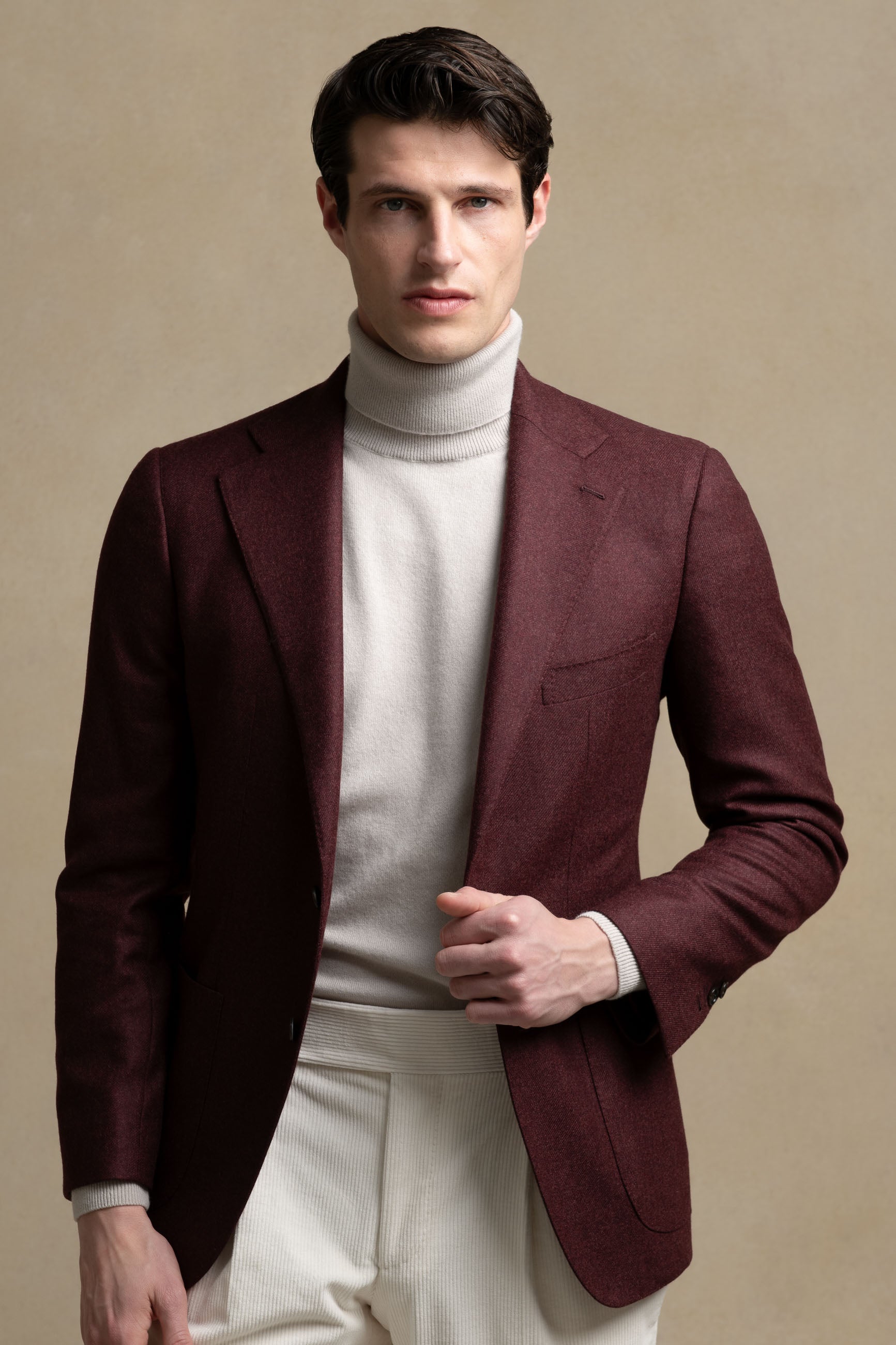 Carpet Jacket in Bordeaux