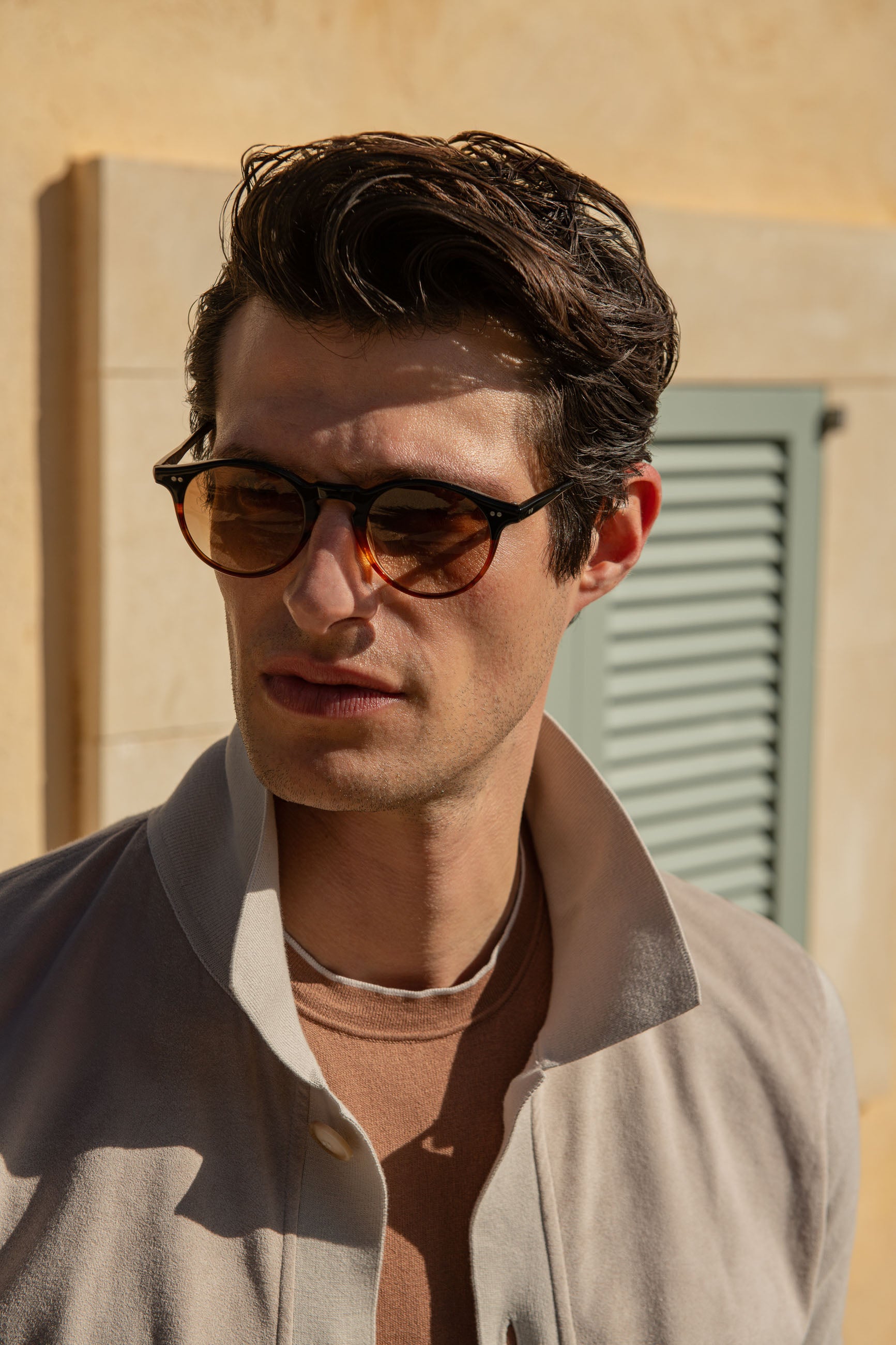 Brown sunglasses Portofino - Made in Italy