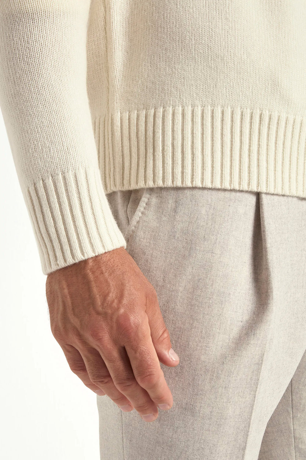 cream merino crewneck, men's merino sweater, italian merino crew, cream wool crewneck, luxury men's sweater, elegant men's crewneck, refined merino sweater, tailored cream crewneck, premium italian sweater, sophisticated men's knitwear, timeless italian crewneck, upscale men's sweater, classic cream crewneck, italian craftsmanship sweater, premium men's merino knit, refined italian crewneck