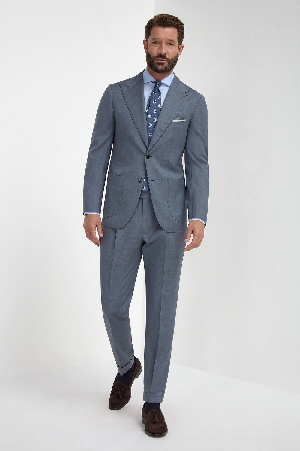 Dusty blue suit - Made in Italy Dusty blue suit - Made in Italy