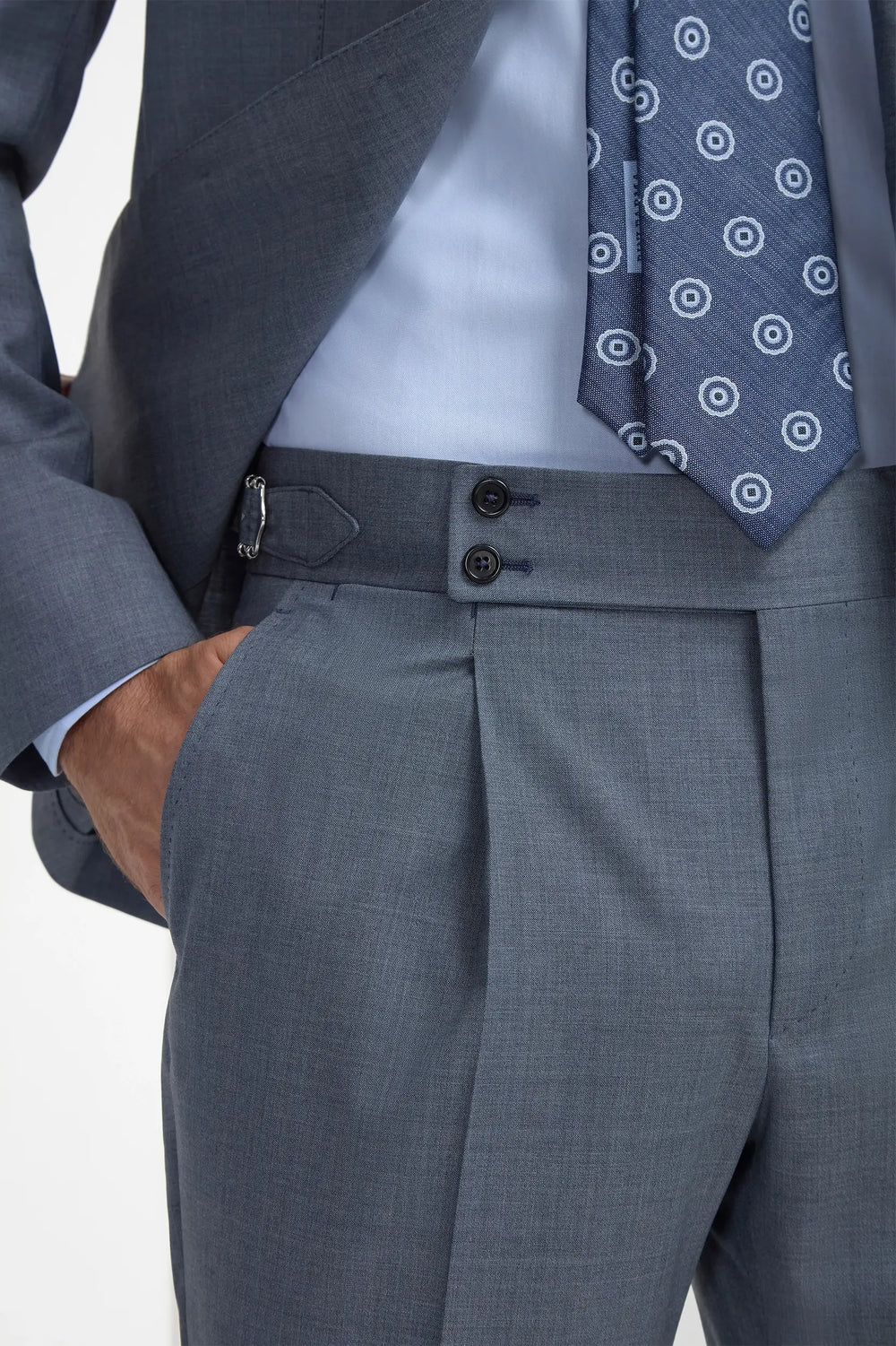 Dusty blue suit - Made in Italy Dusty blue suit - Made in Italy