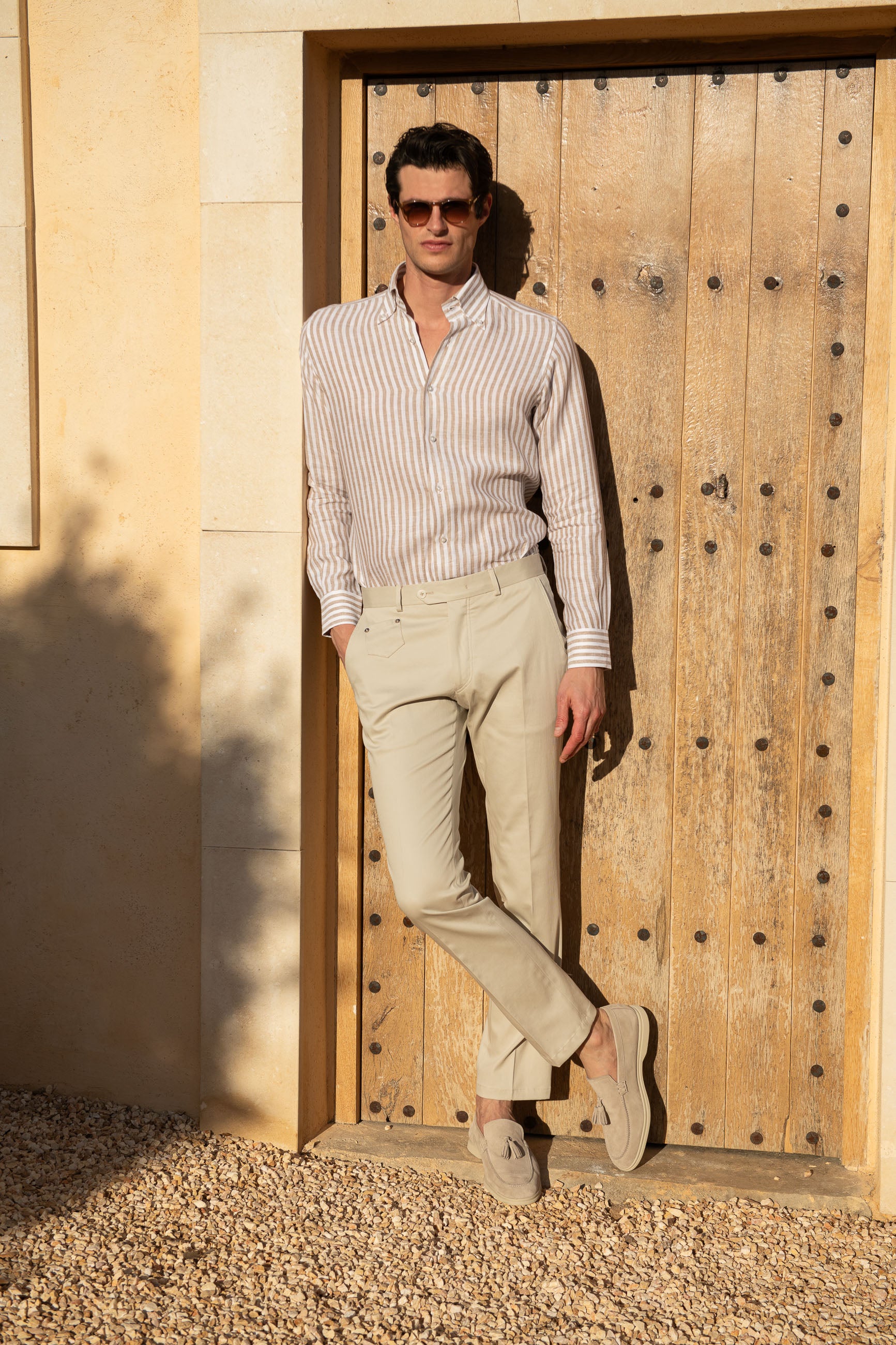 Beige Cotton trousers, Sirmione Trousers, Cotton Trousers with Coin pocket, Beige  summer cotton trousers, Pantaloni in cotone Beige, Pantaloni Sirmione, Pantaloni in cotone con tasca portamonete, Pantaloni estivi in cotone Beige, Pantalon en coton Beige, Pantalon Sirmione, Pantalon en coton avec poche à monnaie, Pantalon d'été en coton Beige,