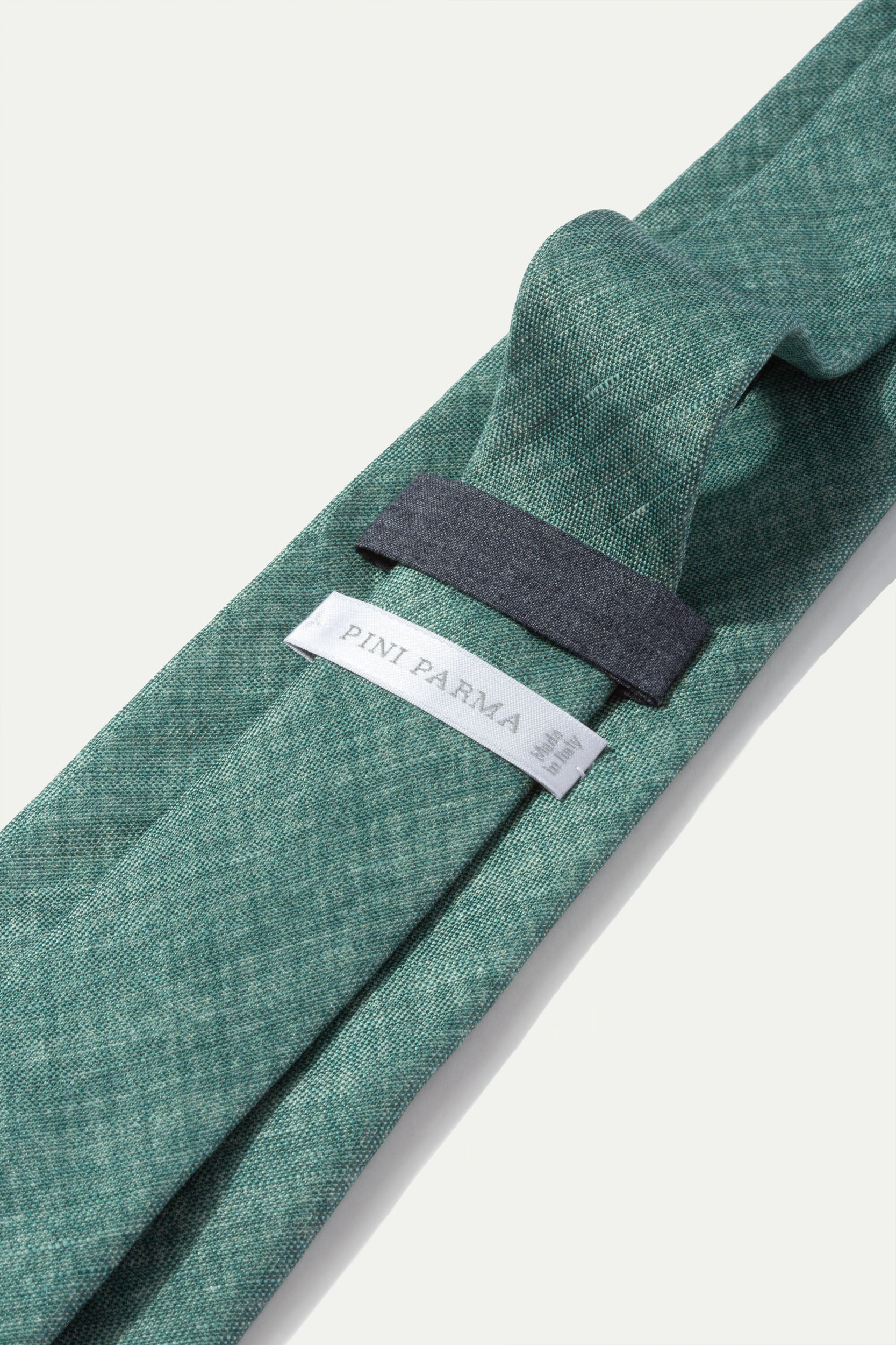 Cravate en soie imprimée verte - Made In Italy