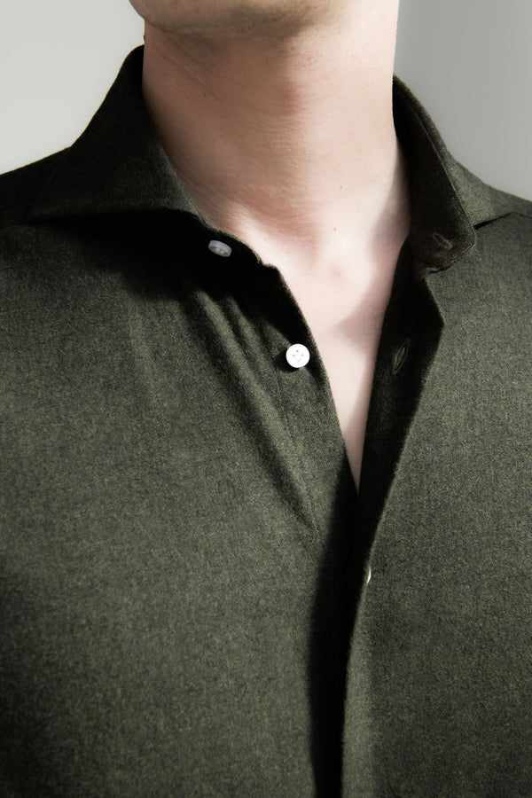 Men's Italian Green Shirts | Pini Parma Men's Italian Green Shirts | Pini Parma