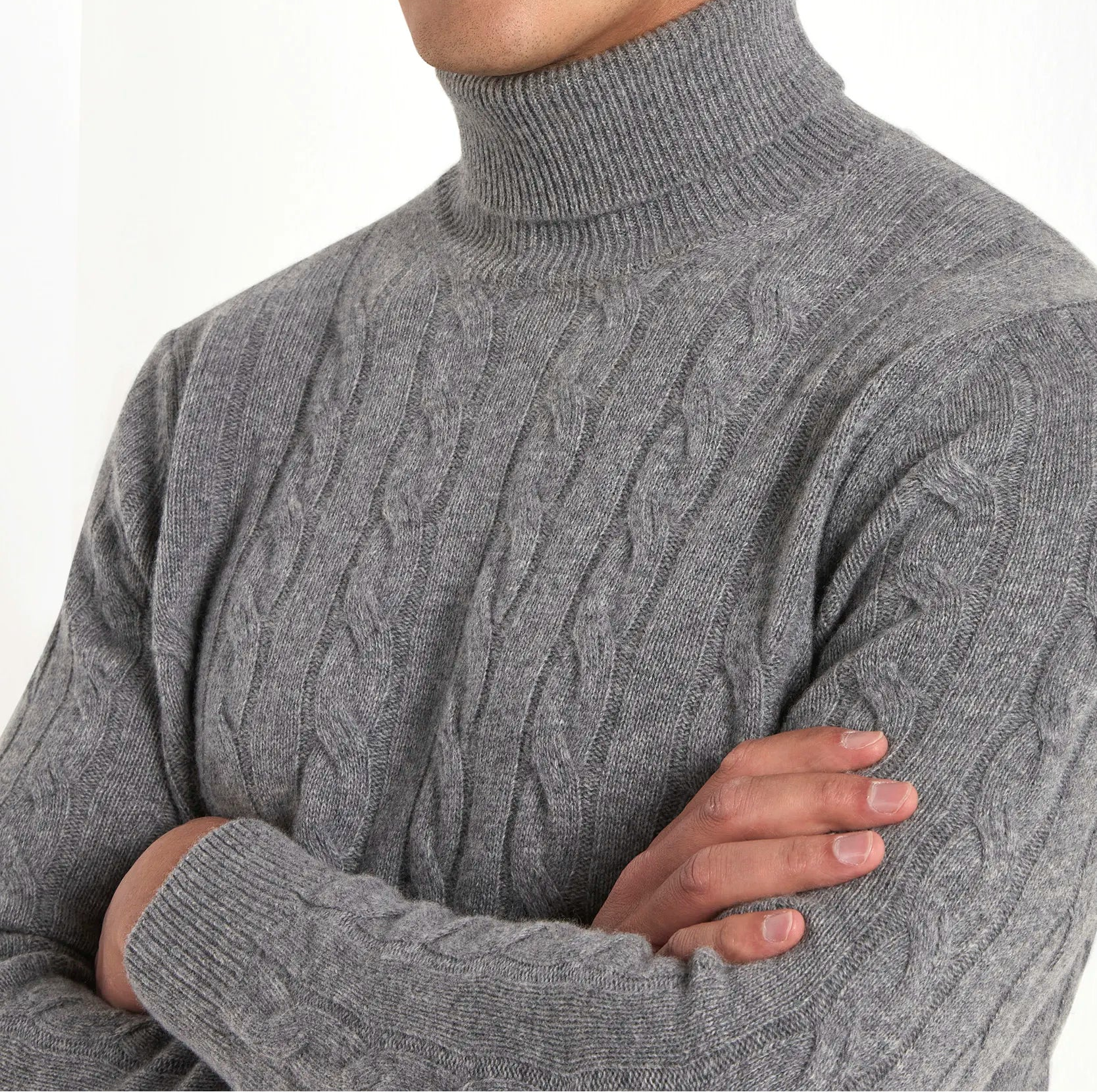 Pull Col Roulé Homme/femme En Tricot Doux - Basique, Décontracté, Pour Automne/hiver - Coloris Variés, Entretien Facile