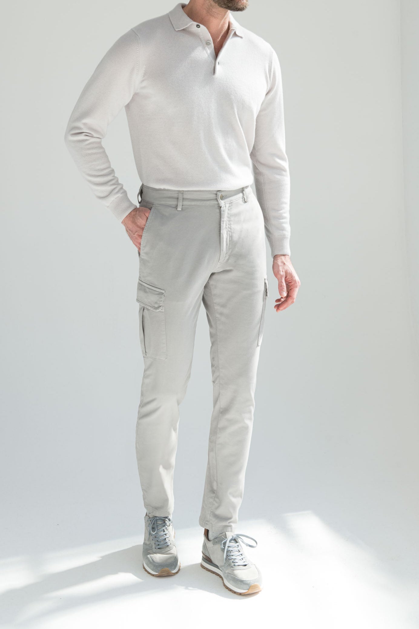
Cargo Trousers in Italian Cotton, High Rise Italian Cargo, Grey Cotton Cargo Trousers, Pantaloni cargo in cotone italiano, pantaloni cargo italiani a vita alta, pantaloni cargo in cotone grigio, Pantaloni cargo in cotone italiano, pantaloni cargo italiani a vita alta, pantaloni cargo in cotone grigio
