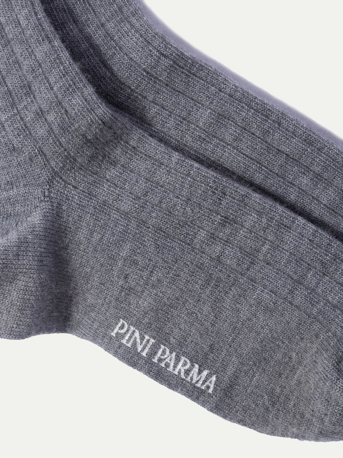 Light grey - Super durable Wool short socks - Made in Italy