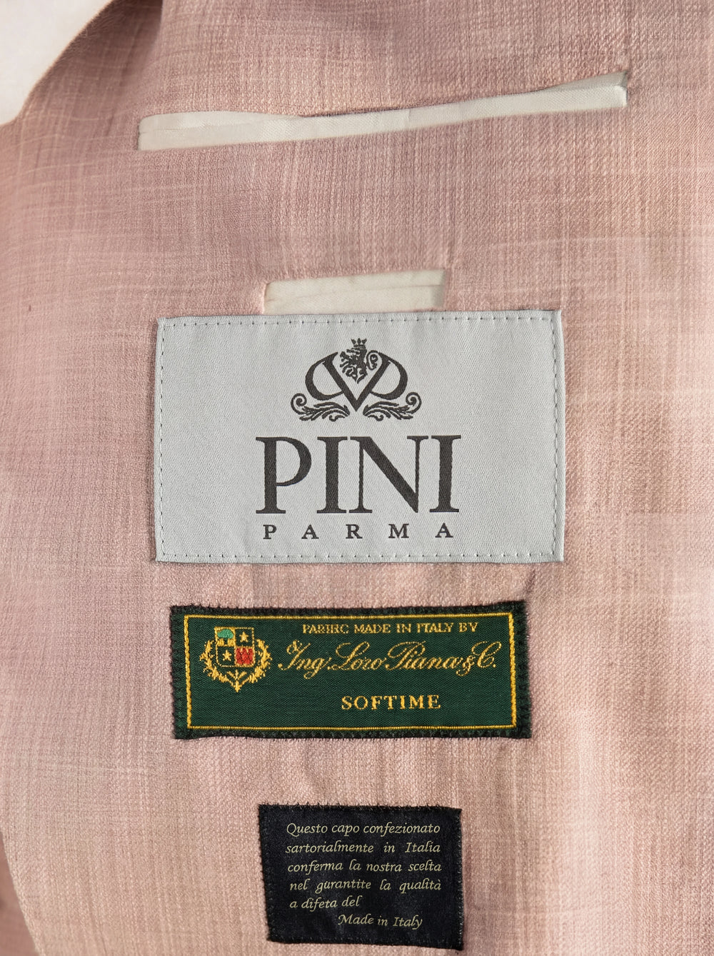 Giacca rosa in cotone e seta - Made in Italy