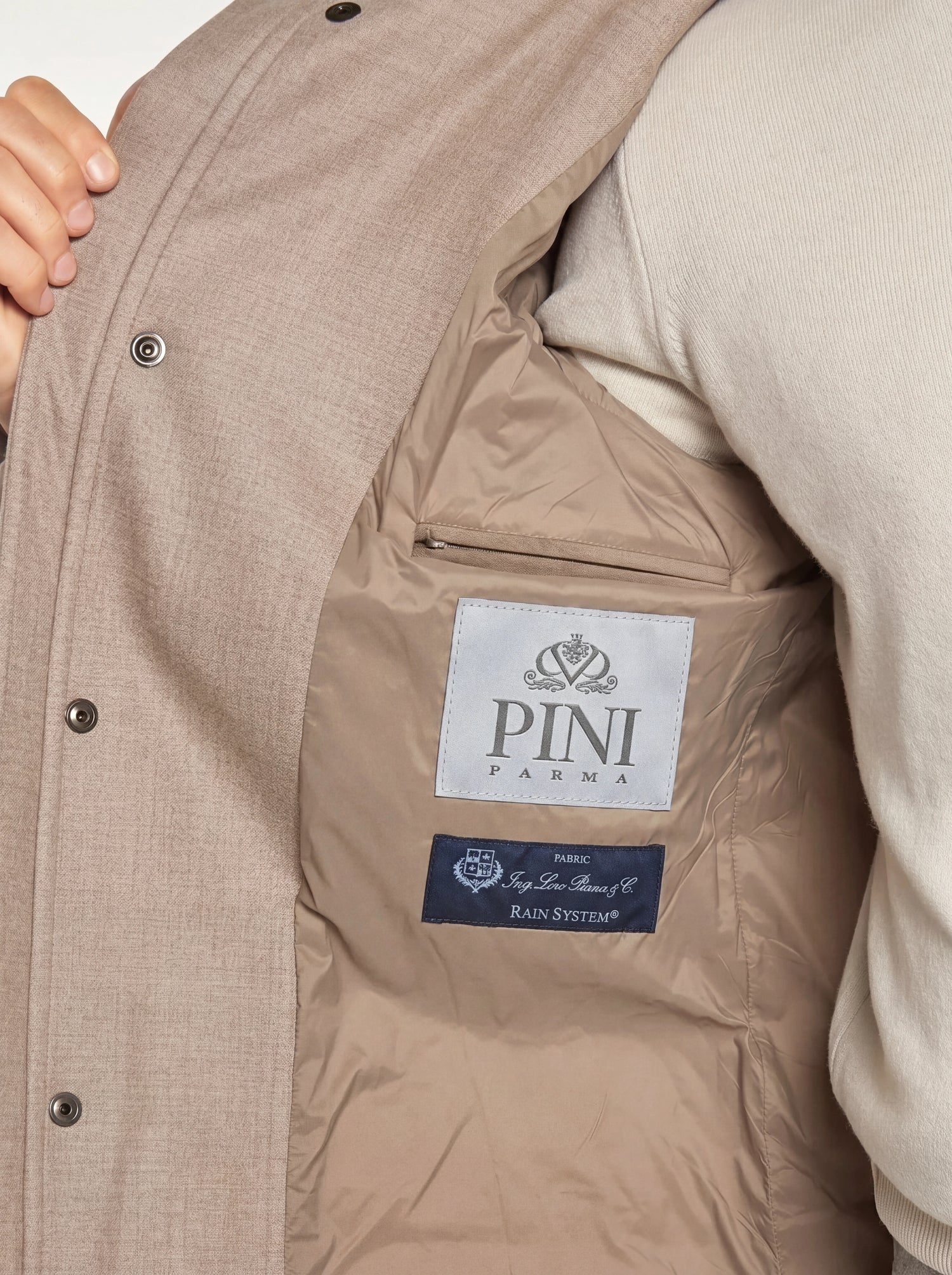 Beige parka – Made in Italy