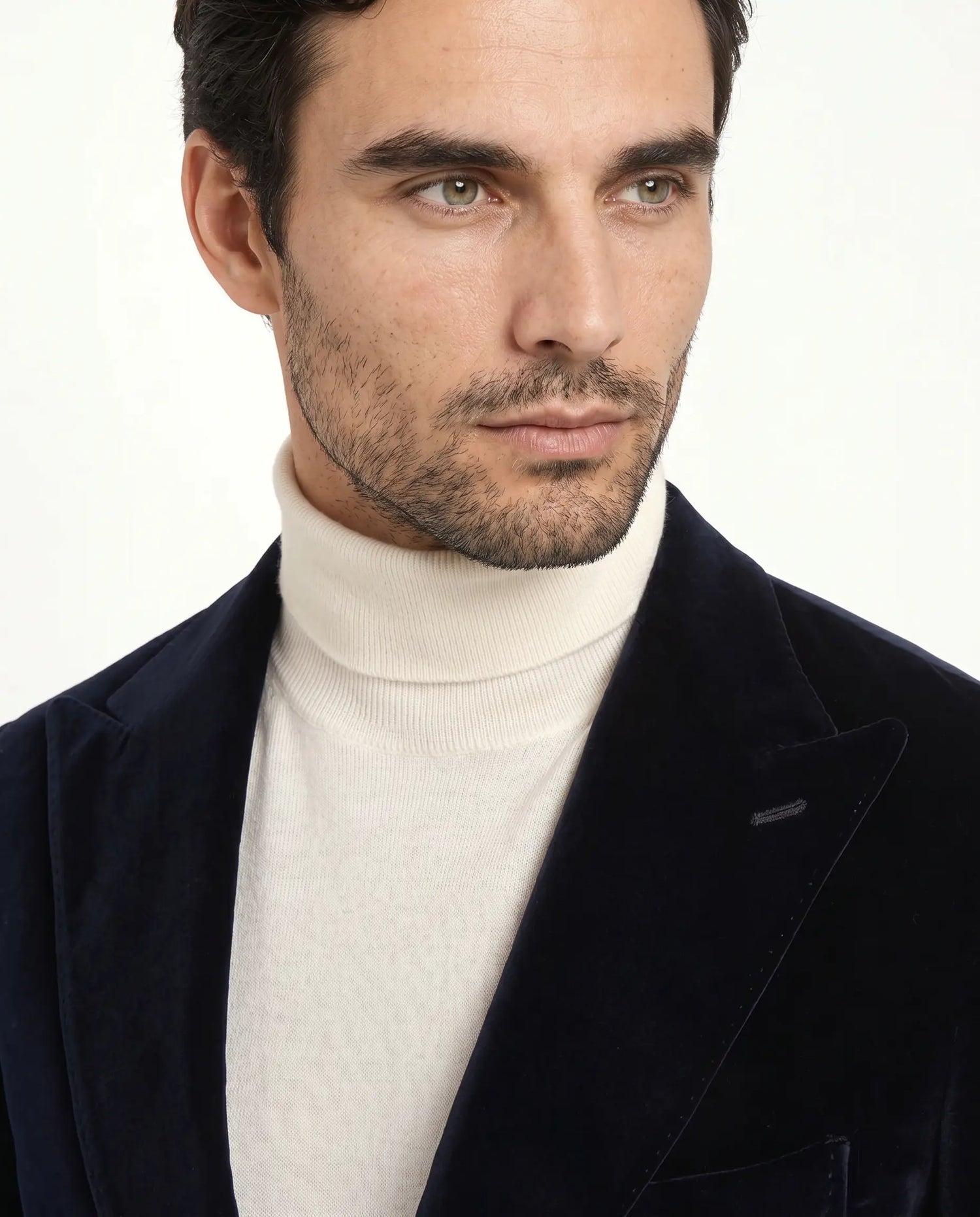 Giacca blu navy in velluto - Made in Italy