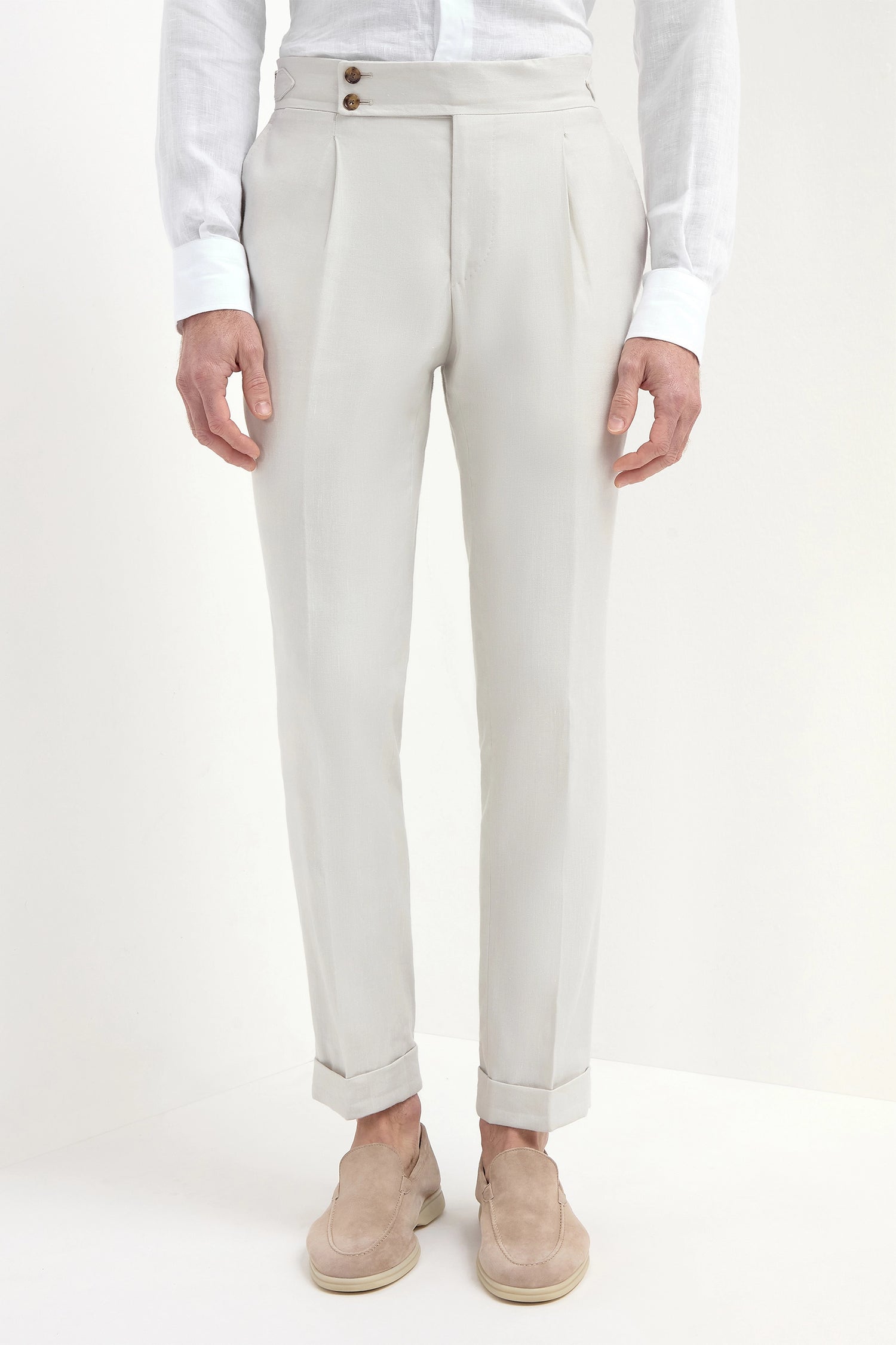 pantalon Soragna stretch glace - Made in Italy
