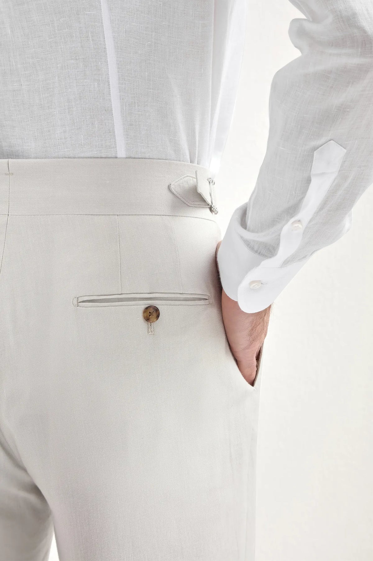 pantalon Soragna stretch glace - Made in Italy