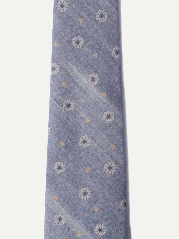 Light blue fancy tie - Made In Italy