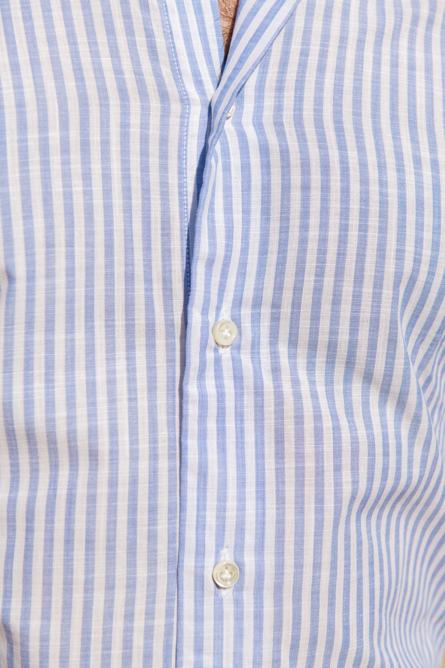Button down light blue striped shirt ”Sartoriale collection”- Made In Italy