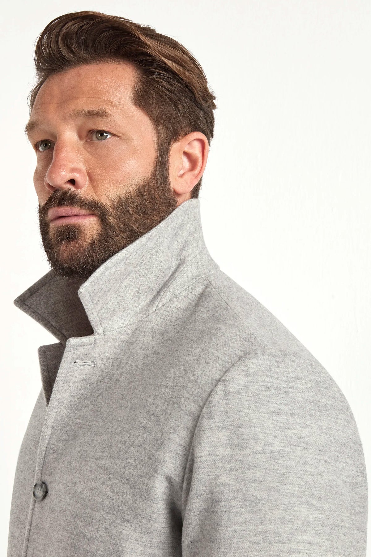 light grey bomber jacket, italian style, made in italy, luxury bomber jacket, elegant menswear jacket, refined casual jacket, premium italian outerwear, versatile bomber, tailored bomber jacket, soft fabric bomber, upscale men's bomber, italian craftsmanship jacket, polished casual outerwear, classic light grey bomber, timeless italian jacket, contemporary bomber design, stylish men's bomber, high-quality bomber jacket, modern italian bomber, sophisticated casual jacket