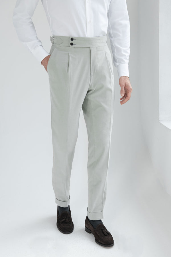 Men's Grey Pants - Italian Craftsmanship | Pini Parma Men's Grey Pants - Italian Craftsmanship | Pini Parma