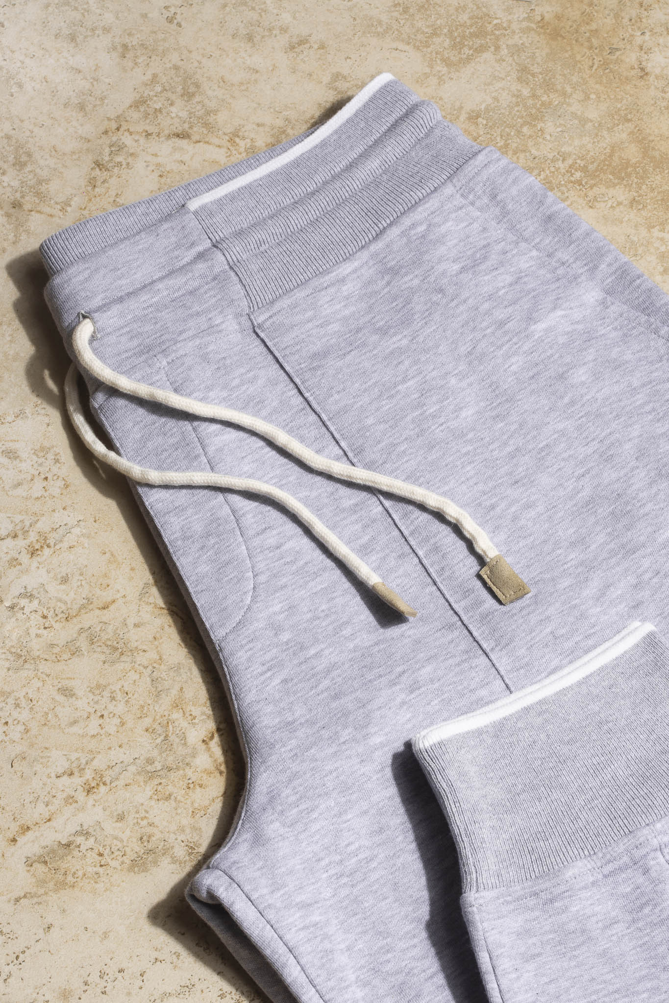 Light Grey Leisure Joggers - Made in Italy
