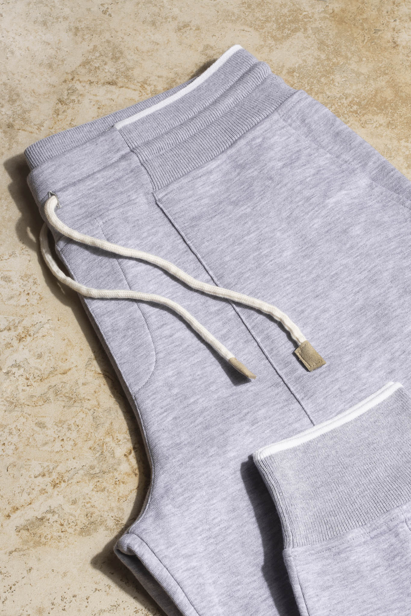 Joggers per il tempo libero grigio chiaro - Made in Italy