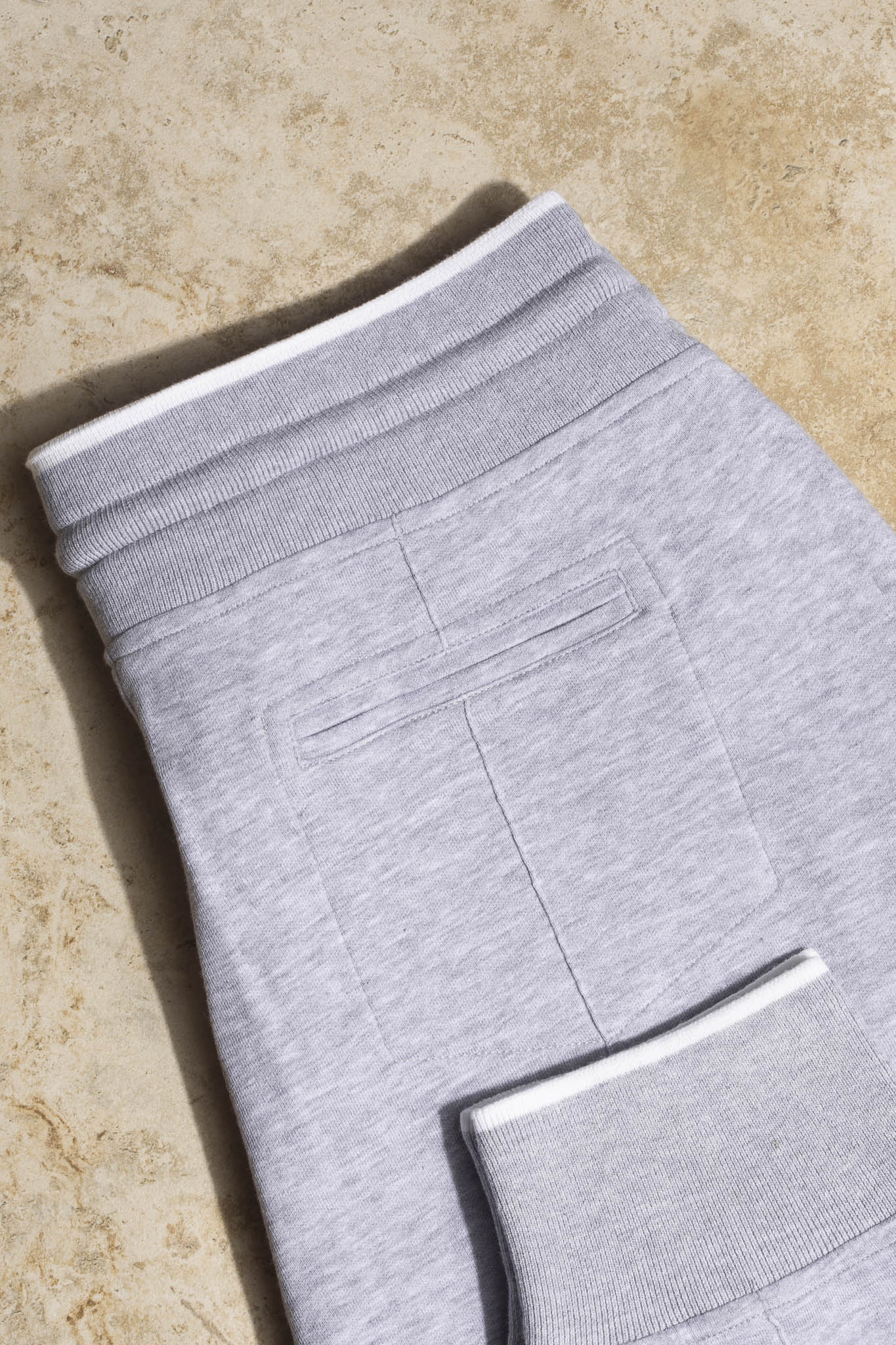 Joggers per il tempo libero grigio chiaro - Made in Italy