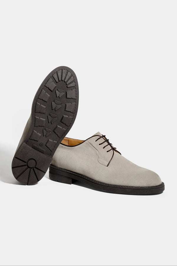 light grey suede derby, men suede derby shoe, italian suede derby, light grey suede shoe, handcrafted in Italy, luxury suede derby, elegant men’s derby, refined italian footwear, premium suede derby, tailored suede derby, soft suede derby, sophisticated men’s derby, classic light grey derby, upscale italian derby, breathable suede derby, stylish suede dress shoe, italian craftsmanship derby, versatile suede shoe, timeless derby design, made in Italy footwear