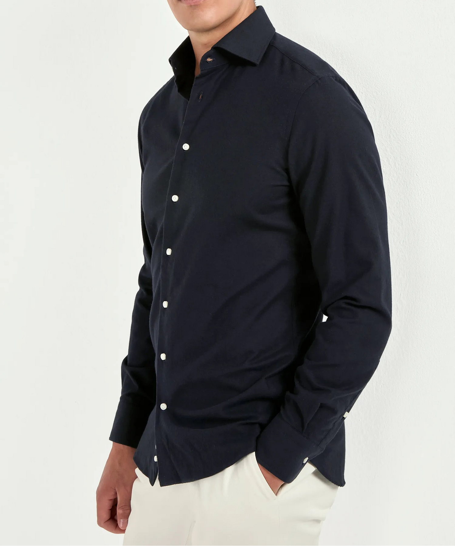 navy warm touch shirt, men brushed cotton shirt, italian casual shirt, navy cotton shirt, warm touch shirt, made in italy shirt, luxury casual shirt, soft brushed shirt, refined men's shirt, winter casual shirt, premium italian shirt, elegant brushed cotton shirt, tailored navy shirt, fine cotton shirt, breathable warm shirt, comfortable winter shirt, tailored casual shirt, upscale men's shirt, classic navy shirt, italian craftsmanship shirt