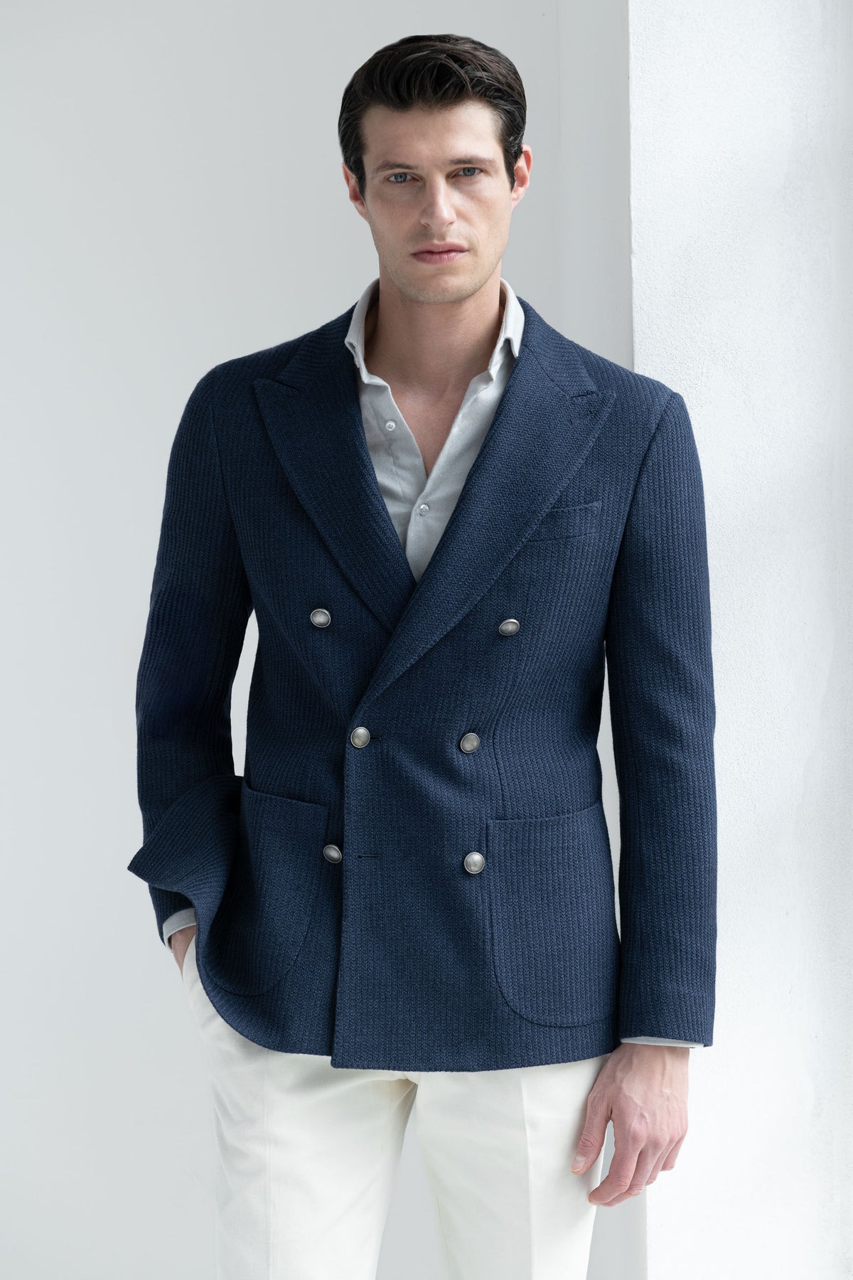 Black Double Breasted Jacket